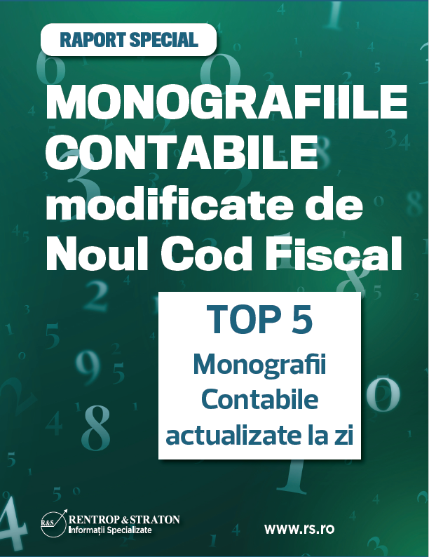 MONOGRAFIILE CONTABILE modificate de Noul Cod Fiscal - Top 5 Monografii Contabile actualizate la zi